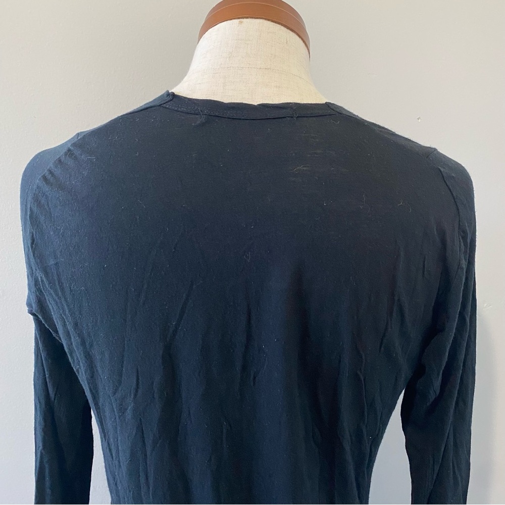 Julius men’s black long-sleeve T-shirt, Size 1 (~XS) - Picture 4 of 10